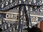 [TOP]Dior SADDLE Bag Blue Dior Oblique Embroidered Velvet - Bag - Image 9