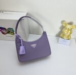 Prada Hobo Medieval Moon Bag - Purple Bag - Image 2