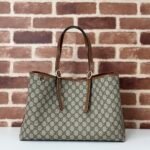 [TOP] Gucci GG Emblem Large brown tote bag - Image 9
