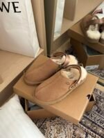 UGG Suede Slippers Brown Color - Shoes - Image 3