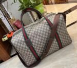 GG Monogram Medium Coated-Canvas Duffle Bag
