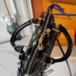 Louis Vuitton x Murakami LV x TM Alma BB Black Bag - Image 6