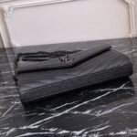 Saint Laurent YSL Cassandre Envelope - Black - Image 5