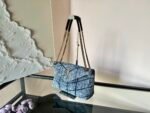 Yves Saint Laurent YSL Loulou Puffer Denim Bag - Small Size - Image 2