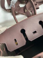 Hermes Birkin Togo Retourne Bag Golden-Dark Brown Bag - Image 8