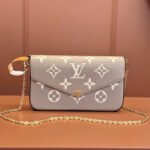 Louis Vuitton POCHETTE FÉLICIE Chain Bag - Grey Bag