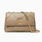 Tory Burch Small Kira Diamond-quilted Convertible Shoulder Bag - Neutral
