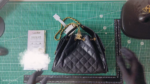 CHANEL 25 Small Handbag Grained Calfskin & Gold-Tone Metal Black -Bag - Image 11