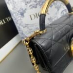 Dior ange mini black leather Black bag - Bag - Image 6