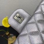 CHANEL 17C Large Airport Bag Maxi Silver - Image 7