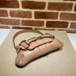 Gucci Horsebit Chain Small Shoulder Bag Rose Beige - Bag - Image 8