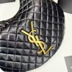 Saint Laurent YSL ICARE hobo in quilted nappa Bag - Black - Image 7