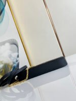 Louis Vuitton Empreinte Monogram Leather Black Easy Pouch On Strap Shoulder Bag Black - Bag - Image 7