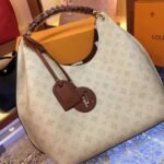 Louis Vuitton LV Monogram Mahina Carmel Hobo - Image 2