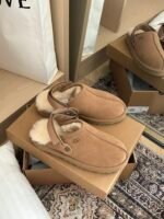 UGG Suede Slippers Brown Color - Shoes - Image 4