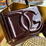 [TOP] Dolce & Gabbana Mini Tote Bag - Burgundy Bag - Image 2