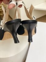 Dior J'Adior Slingback Pump Black Technical Fabric-Shoes - Image 3