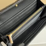 Chanel Counterfeit Caviar Leather Wallet-Black Gold Wallet - Image 8