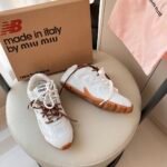 New Balance X Miu Miu 530 SL Leather Sneaker - Image 3