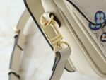 Louis Vuitton LV x TM Embossed Flower Handbag - White - Image 7