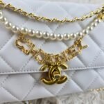 Chanel 24A Pearl Small Flap Bag-White - Bag - Image 6