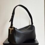 Gucci Half Horsebit Shoulder Black soft grainy leather Bag - Image 2