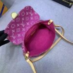 LOUIS VUITTON LV Monogram Vintage Pink Denim Shoulder Handbag - Image 9