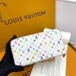 Louis Vuitton X Takashi Murakami x TM Clemence Wallet Monogram - White - Image 8