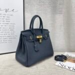 Hermes Birkin Togo Retourne Bag Golden-Midnight Blue Bag - Image 8