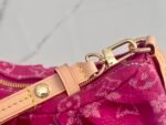 Louis Vuitton Pochette Valley Fuchsia Denim - Bag - Image 6