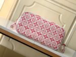 Louis Vuitton Neverfull MM Shopping Bag - Red and White Bag - Image 5