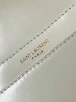 Saint Laurent Voltaire mini leather shoulder bag-White - Bag - Image 5