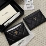 CHANEL Classic Flat Card Holder Wallet