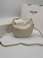 Teen Celine Lulu IN Grained Calfskin Bag- Rice - Image 2