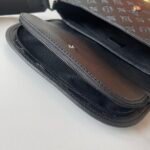 Louis Vuitton Pulse Black Embossed Messenger Bag - Image 7