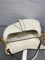 Dior Saddle Latte Grained Calfskin Bags With Slim Strap - Bag - Image 9