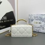 Dior ange mini black leather White bag - Bag - Image 4