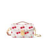 Louis Vuitton LV x TM POCHETTE MÉTIS EAST WEST Bag Monogram Cherry coated canvas - White