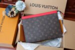 [TOP]Louis Vuitton Monogram Pochette Voyage MM Clutch Bag - Sari Red - Image 5