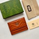 Gucci GG Marmont card case orange leather-wallet - Image 6