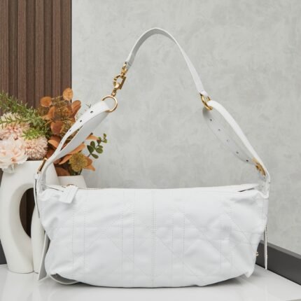 Dior D-Journey Bag -Latte Flat Macrocannage