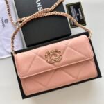 Chanel Chain Shoulder Crossbody Small Bag - Pink Bag - Image 2