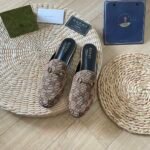 Gucci Classic Monogram Loafers/Half drag -Shoes - Image 8