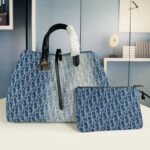 Dior Toujours Bag - Blue Denim Dior Oblique Jacquard