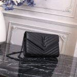 Saint Laurent YSL Cassandre Envelope - Black - Image 3