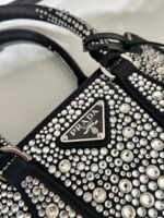 Prada Galleria Satin Mini-bag With Crystal - Bag - Image 8