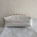 CHANEL 22 MINI HANDBAG Calfskin & Silver Metal White - Bag - Image 2