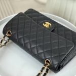 [TOP]Chanel Classic Flag Bag Classic Double Flap Black Caviar Gold Hardware - Bag - Image 9