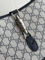 Gucci Jackie 1961 small GG shoulder bag Beige and blue GG canvas - Bag - Image 7